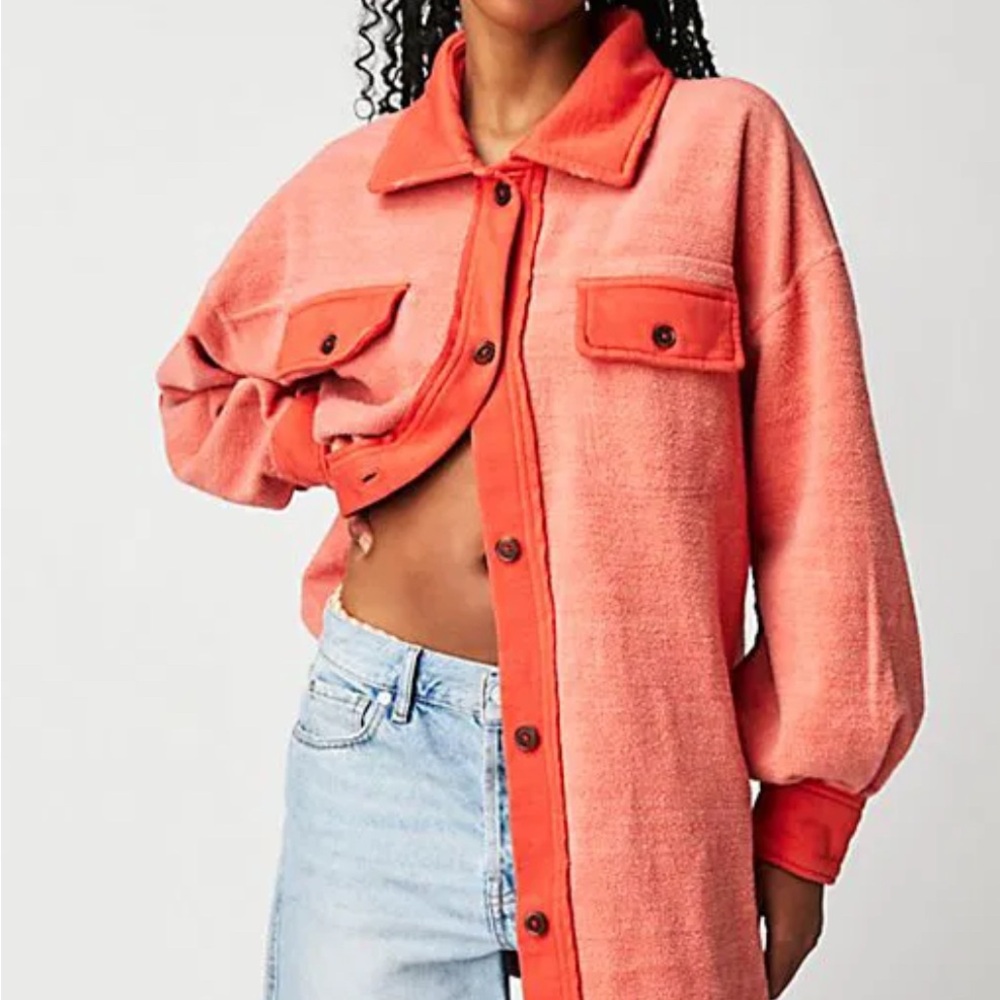 Fp free people Ruby Jacket s small scarlet ibis